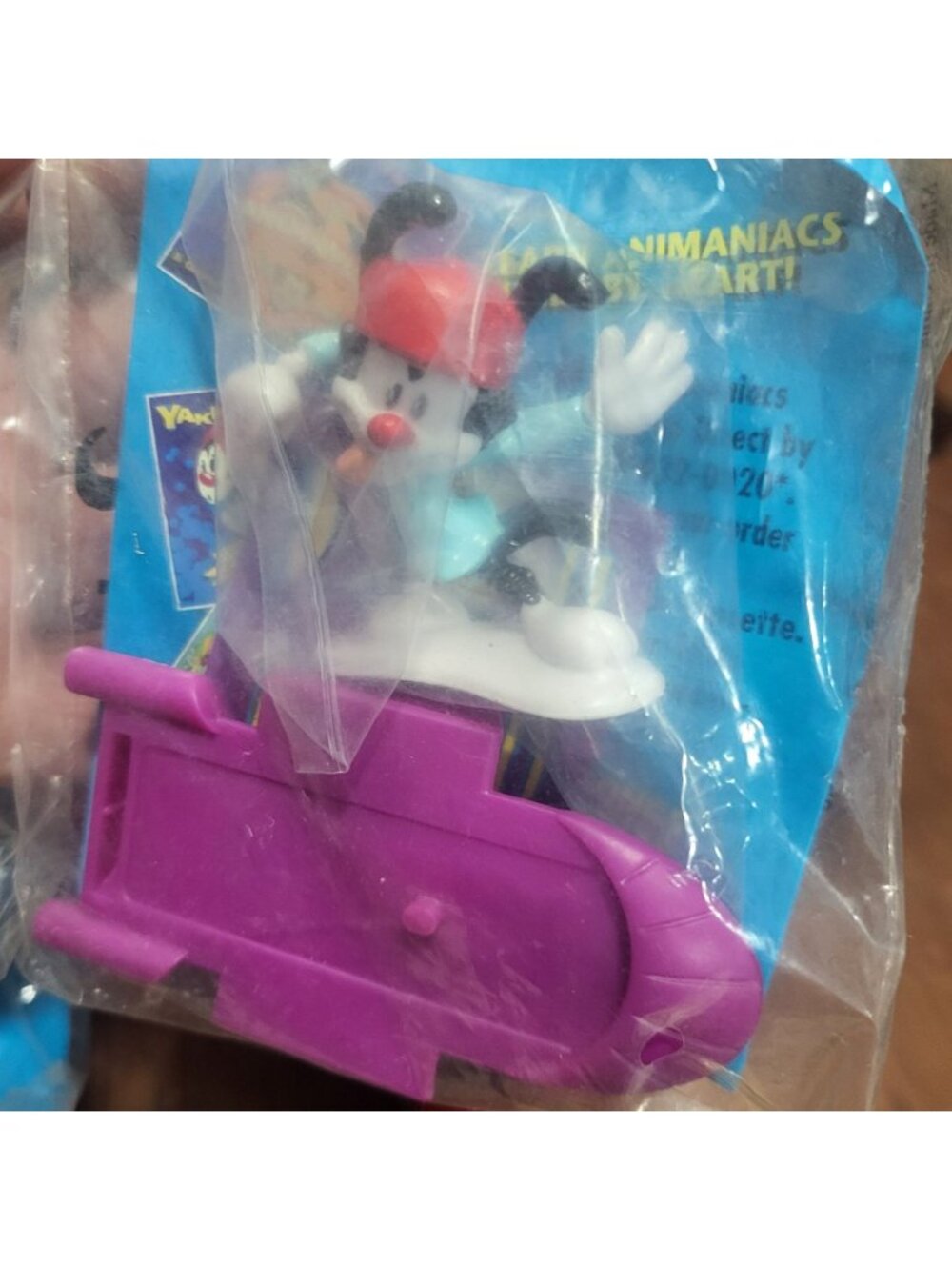 Vintage 1993 McDonalds Happy Meal Animaniacs Under 3 Toy Wakko Yakko Dot New Sea